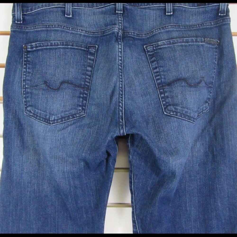 7 For All Mankind Carsen Easy Straight Jeans sz 38